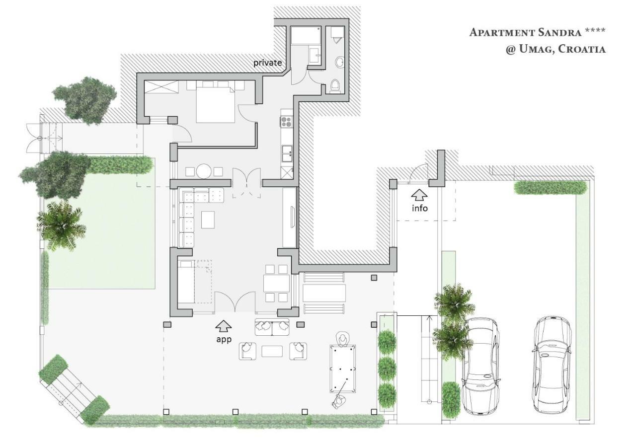 Apartment Sandra Umag Exteriör bild